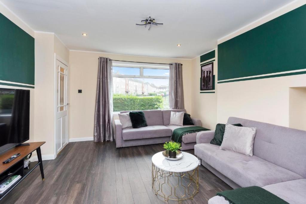 Stylish 3 Bed Edinburgh Abode - Parking And Garden Vila Exterior foto